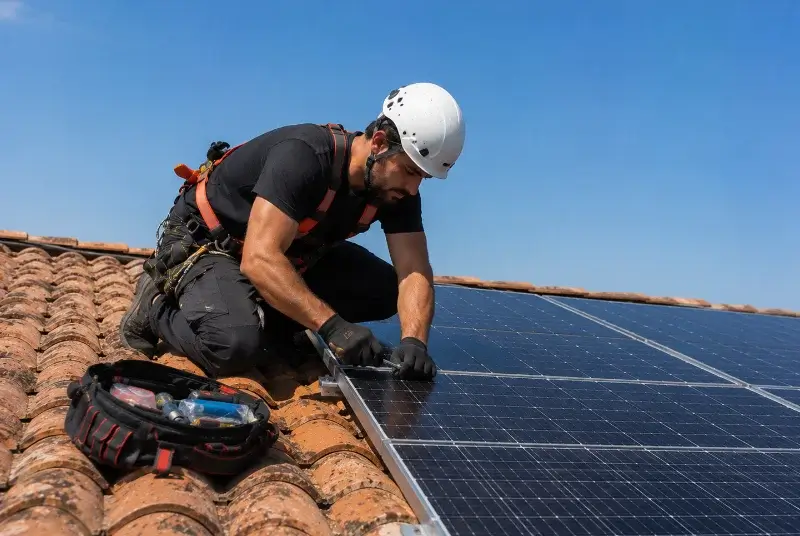 Maintenance et monitoring de panneaux solaires à Schirmeck
