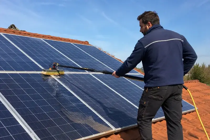 Nettoyage et entretien de panneaux solaires à Schirmeck